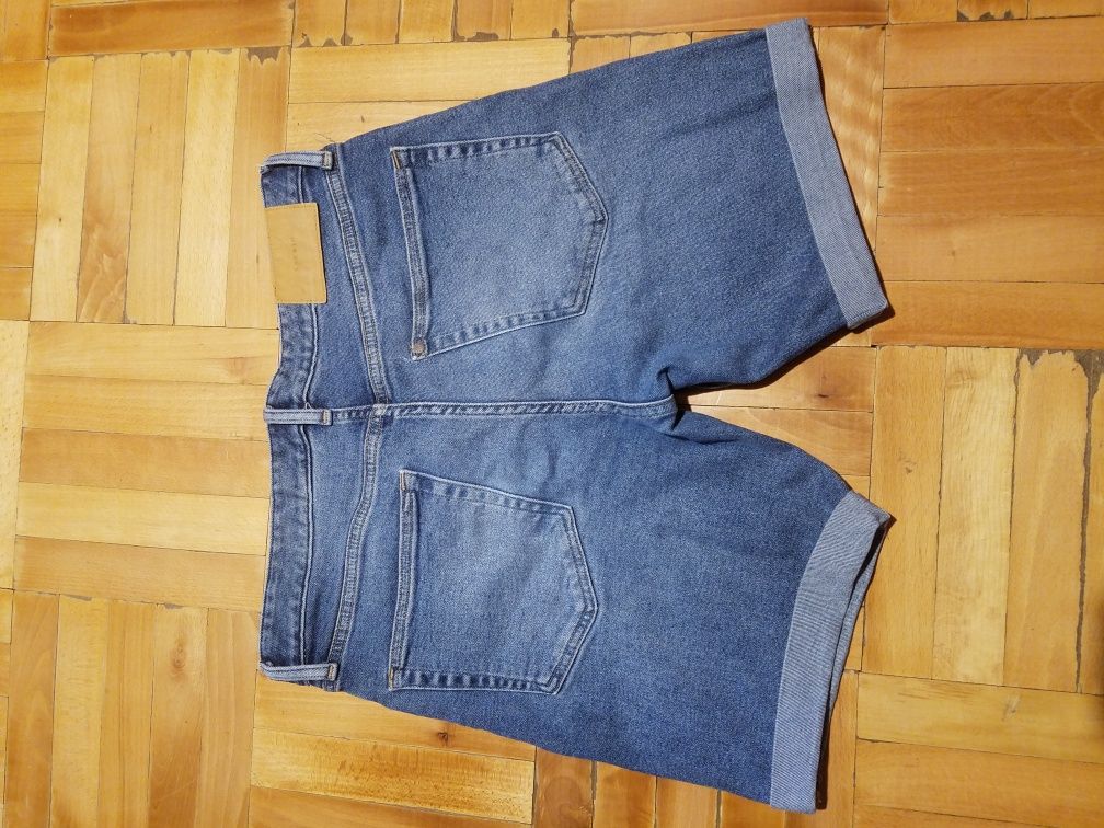 Spodenki jensowe H&M 34W z elastanem