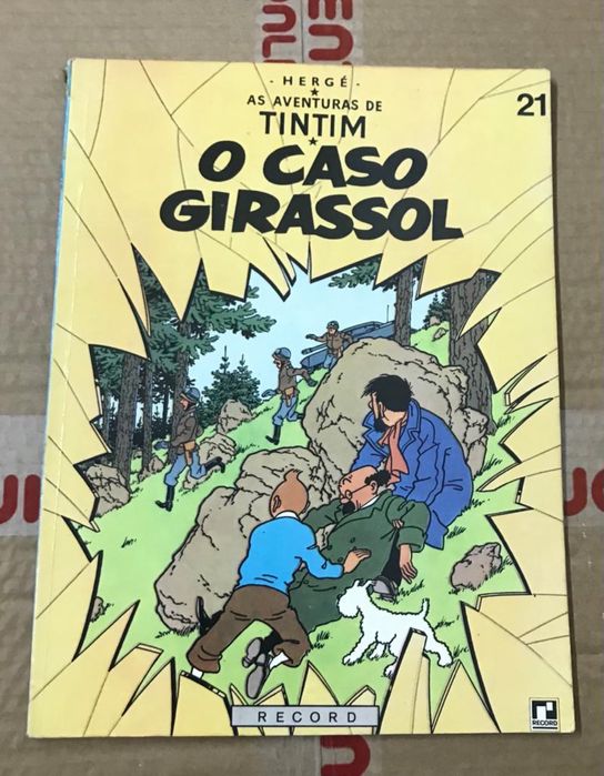 Lote de 2 Livros As Aventuras de TinTim