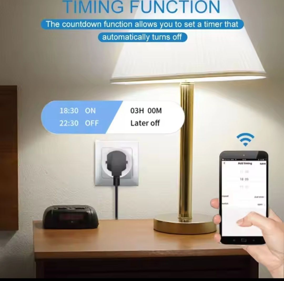Inteligentne gniazdko wifi tuya smart Home 16a aplikacja
WATOMIERZ PRO