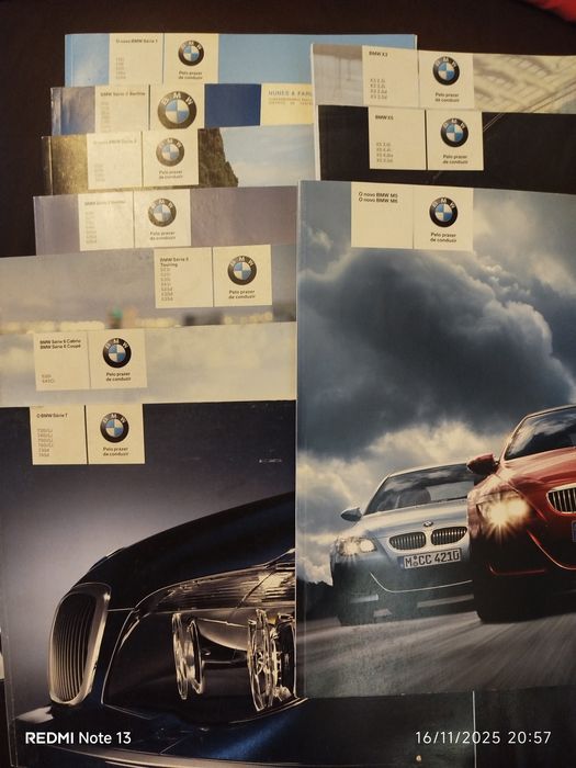 Vendo catálogos BMW e Mercedes