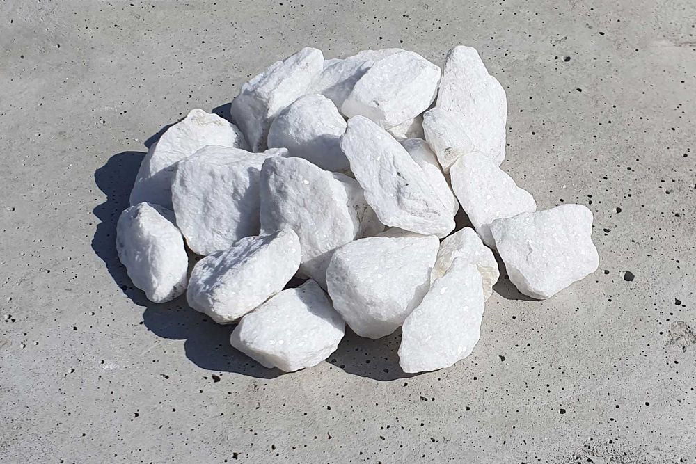 Grys Thassos 8-16 mm, 16-32 mm (worek 20kg) - biały na cmentarz