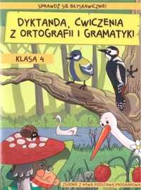 Dyktanda, ćwiczenia z ortografii i gramatyki KL.4 - Wiesława Zaręba