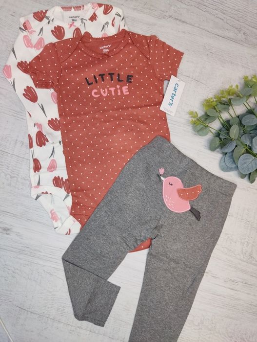 Набір для дівчинки, боді і лосинки, 80,74,62, 68