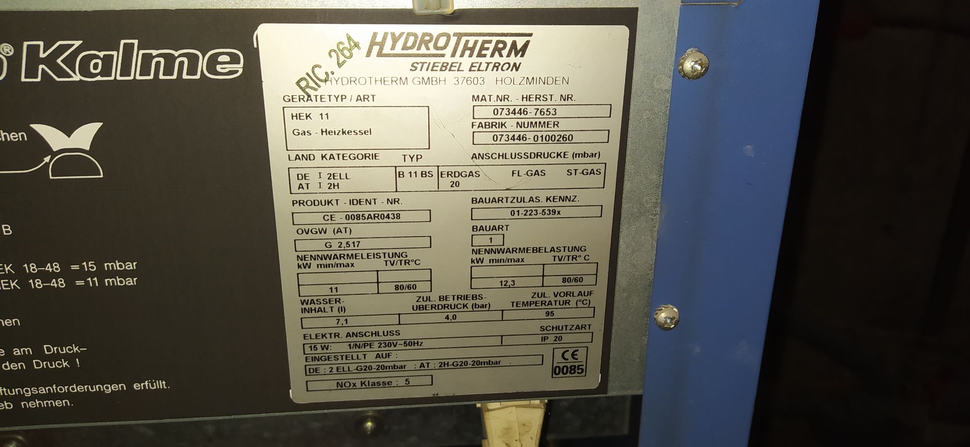 Piec Hydrotherm sprawny