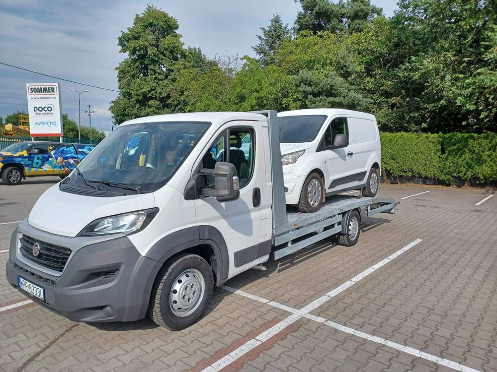 Auto laweta Fiat Ducato prawo jazdy kat B Warszawa