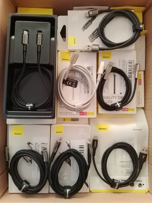 Зарядний блок Baseus 30w(юсб+юсб+тайпс)