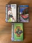3 jogos para a sega saturn - FIFA 98, Sega Worlwide 97 e Daytona USA