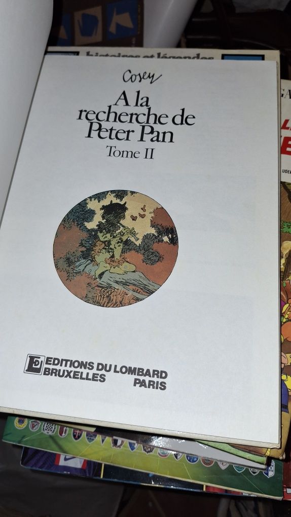 Cosey a la recherche peter pan I e II bd Suíça