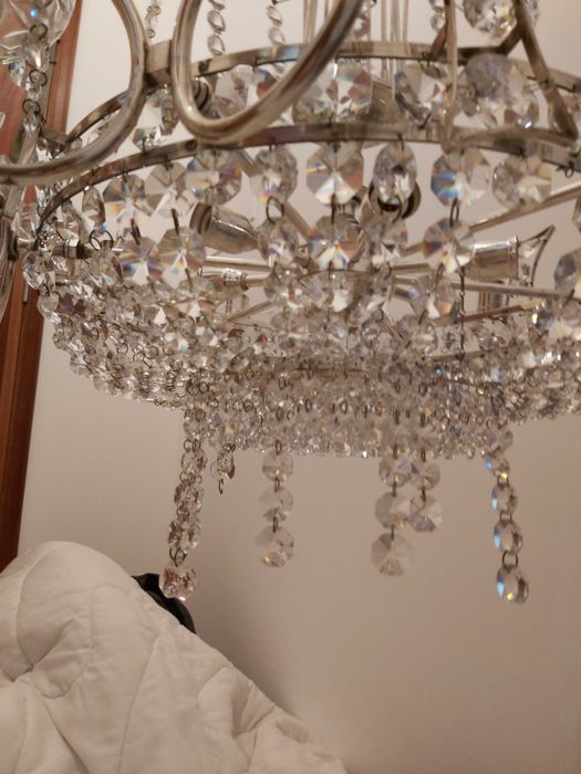 Candeeiro de teto antigo.