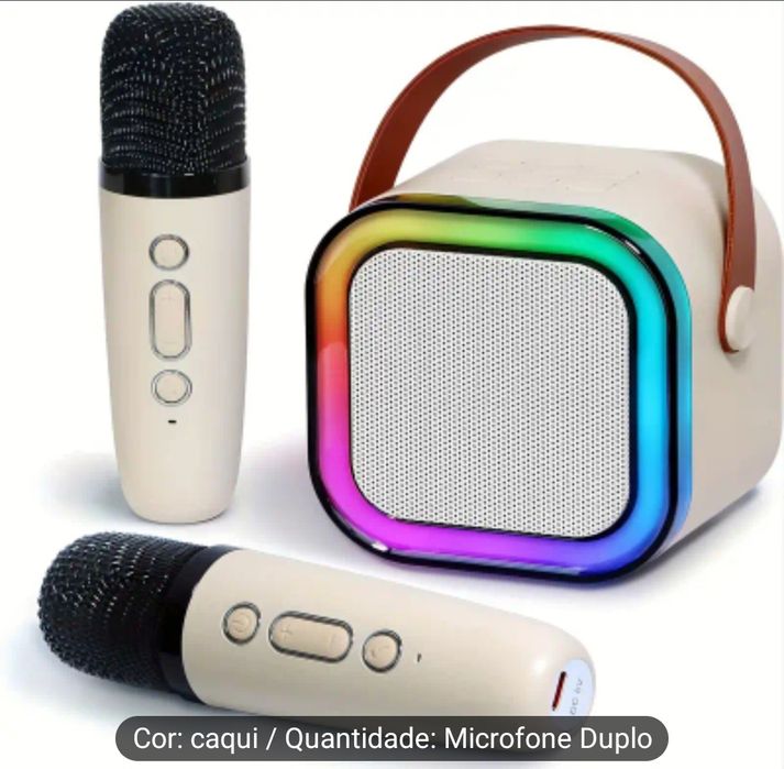 Equipamento Karaoke 2 micros