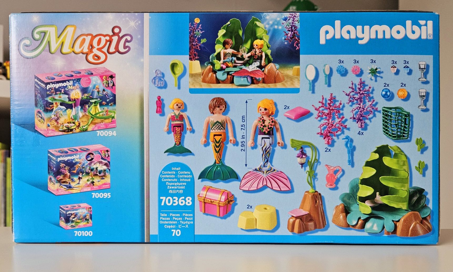 Playmobil Magic 70368 Koralowy salon syrenek