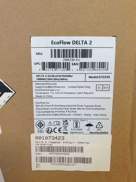 Ecoflow Delta 2 Nowy Stan Perfekcyjny Wysyłka Gwarancja!