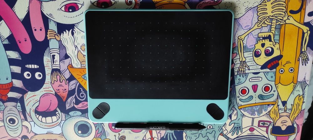 Графический планшет Wacom Intous Draw Blue Pen S