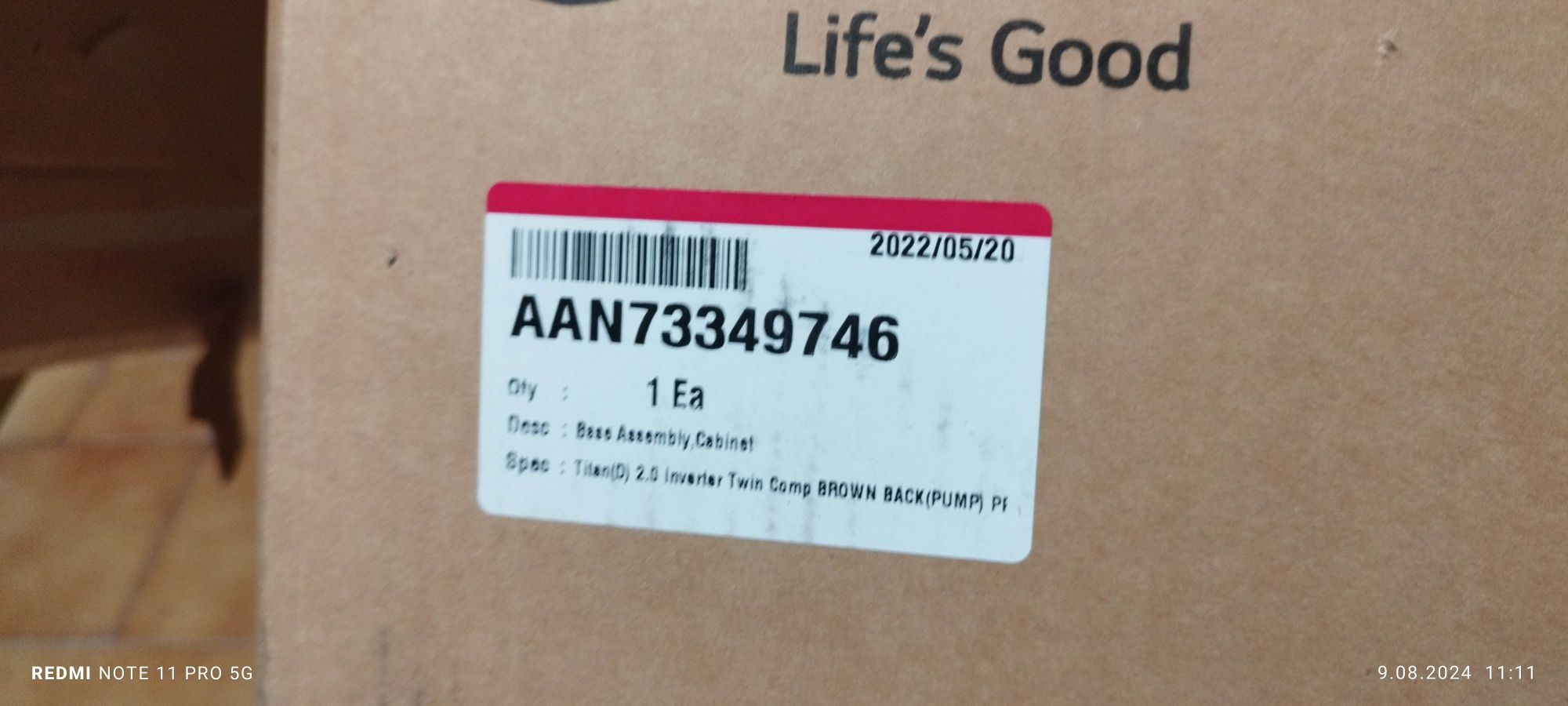 Zespół pompy ciepła do suszarki kondensacyjnej Lg
Produkt używany

Pro