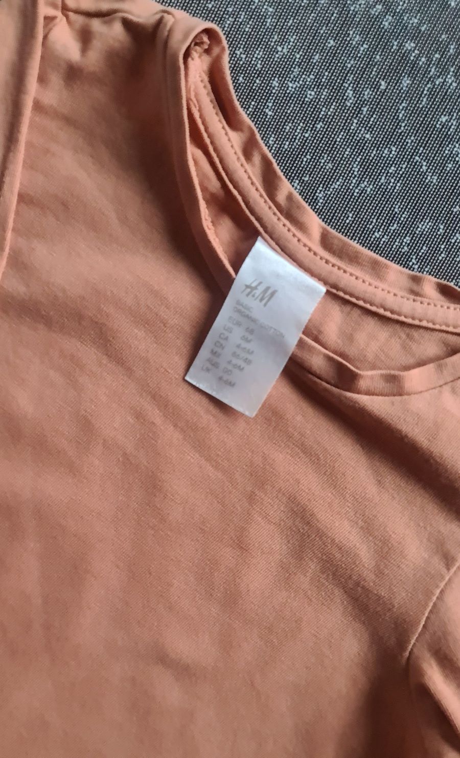 Bluzka H&M dziecięca z długim rękawem 68