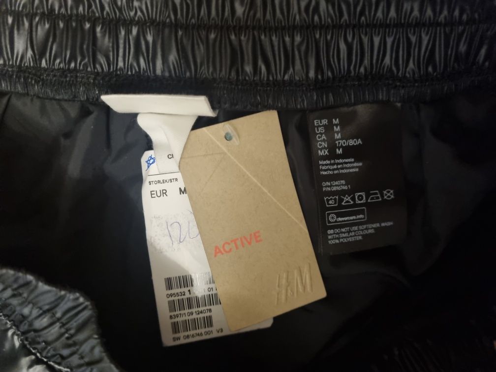H&M nowe spodnie czarne M