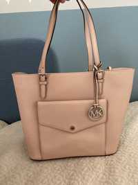 Torebka Michael Kors pudrowy rozowy tote