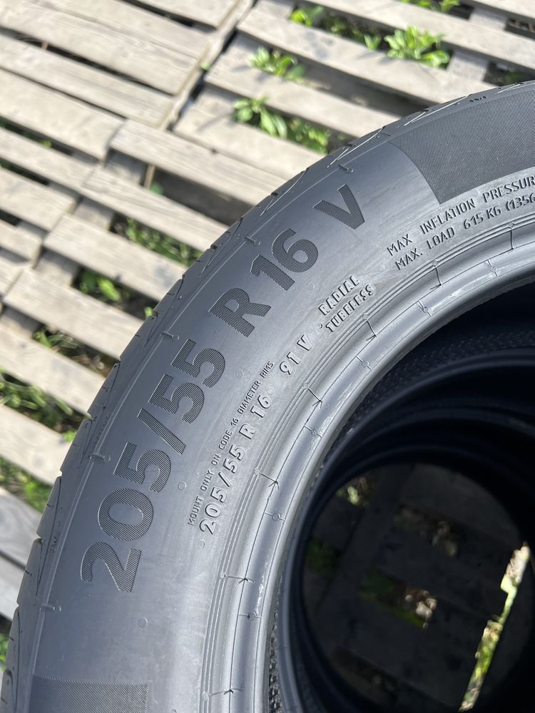 205/55 R16 Continental 6 4шт 2023рік 6мм-6.5мм Залишок протектора