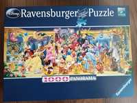 Puzzle 1000 elementów Panorama Postacie Disney księżniczki 14+