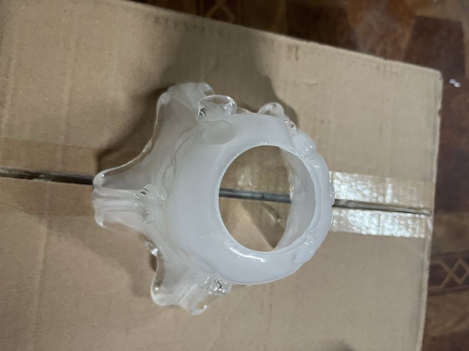 Klosze szklane do żyrandoli 4 sztuki