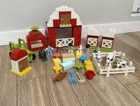 Lego Duplo Stodoła, traktor i zwierzęta gospodarskie FARMA 10952
