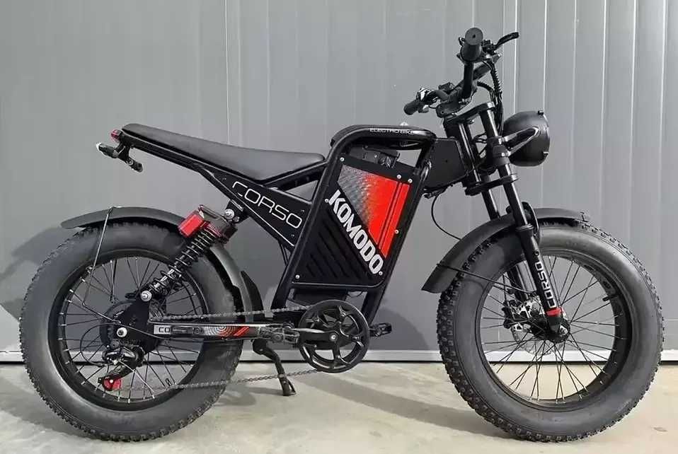 Електрофетбайк Corso «Komodo» 20" KM-77790 двигун 1000W, 48V18AH
