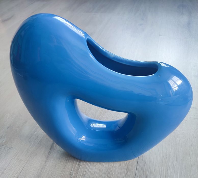 Wazon/dekoracja niebieskie serce