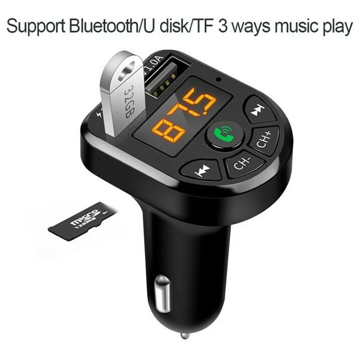Carregador USB Bluetooth carro