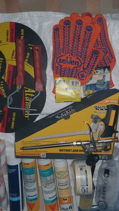 Герметик силикон монтажный пистолет расходники