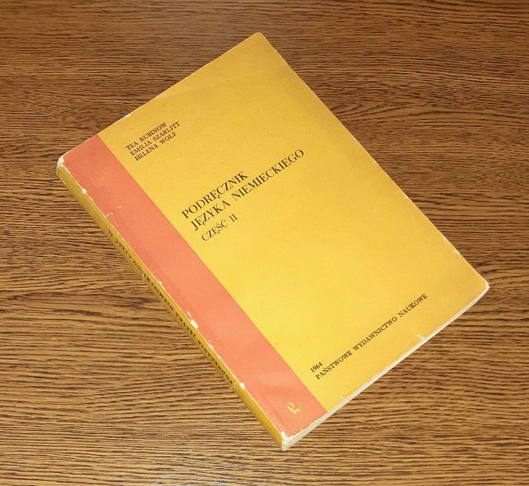 Podręcznik języka niemieckiego część II - Rubinow Szarlitt Wolf - 1964