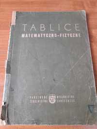 Tablice matematyczno-fizyczne państwowe wydawnictwa szkolnictwa zawodo