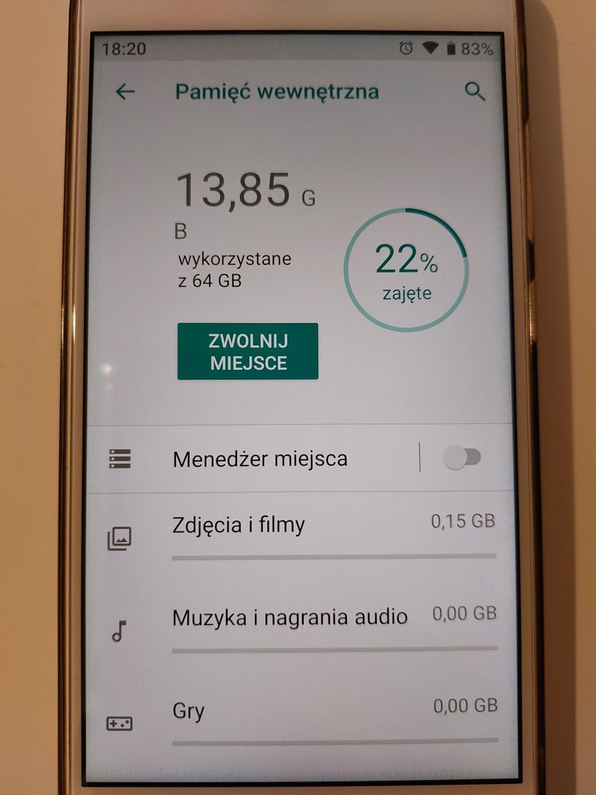 Xiaomi Mi A1 64GB wersja Gold