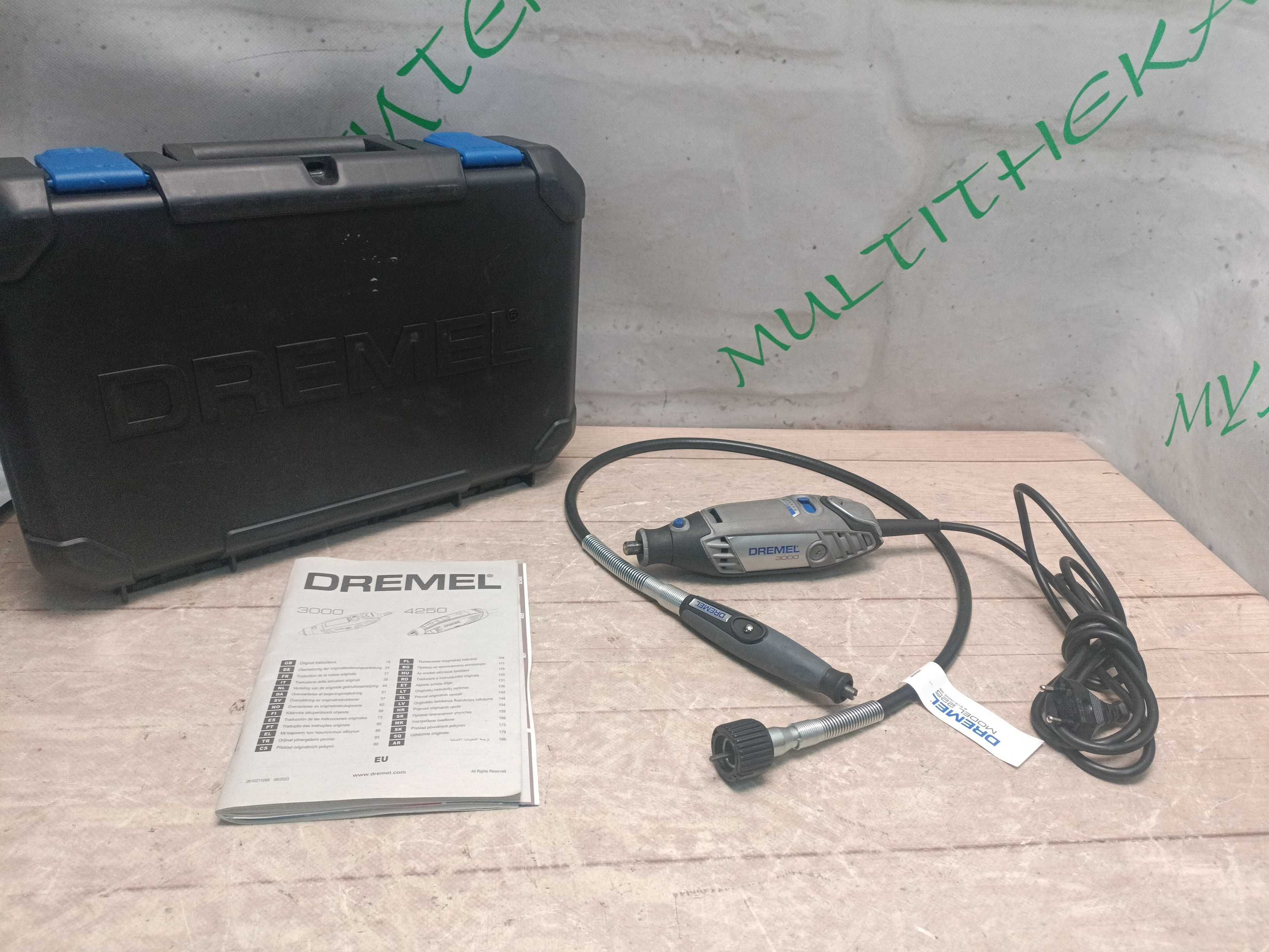 Dremel 3000 багатофункціональний інструмент, бормашинка + гнучкий вал