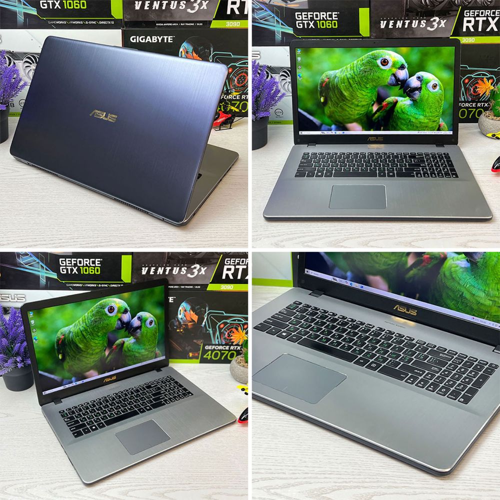 ASUS 17.3” | Intel i3 | 16 GB ОЗУ | SSD 240 GB | MX110