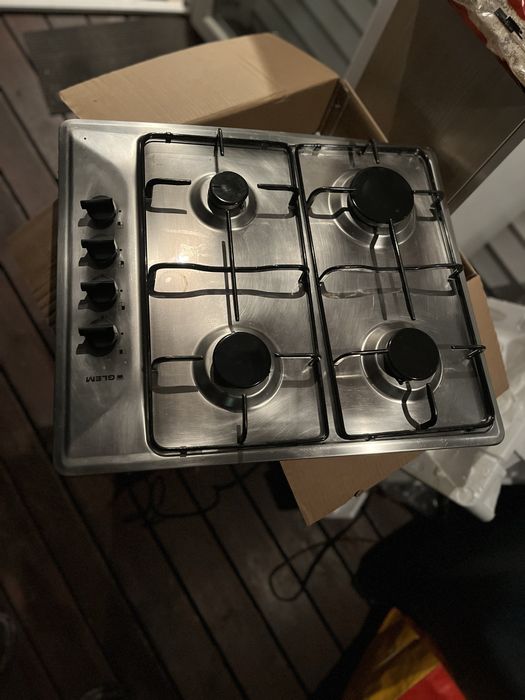 Placa a gás e esquentador a gás