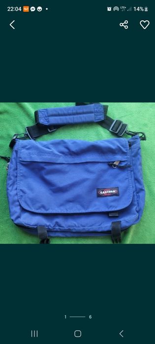 Torba Eastpack niebieska na ramię