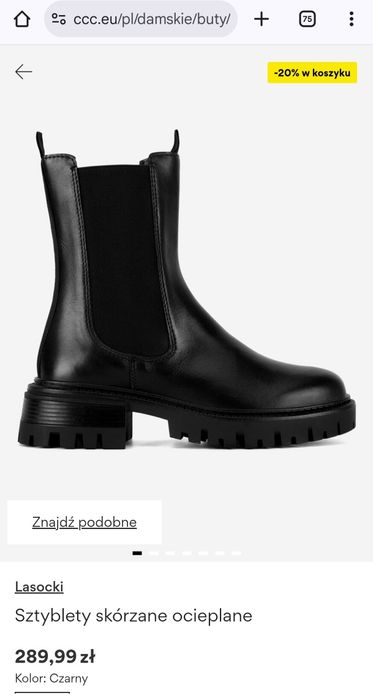 Botki sztyblety Lasocki r.37 z gwarancją.