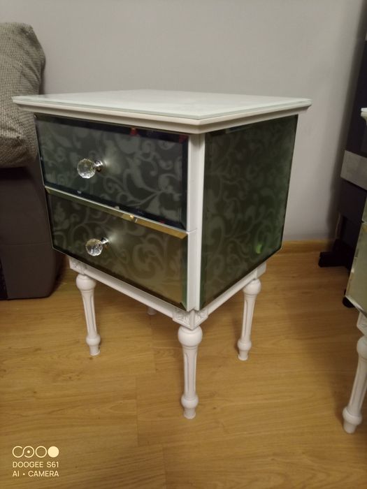 Toaletka szafka Glamour lustrzana