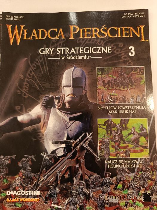 Władca Pierścieni - gry strategiczne w Śródziemiu nr 1,2,3,7