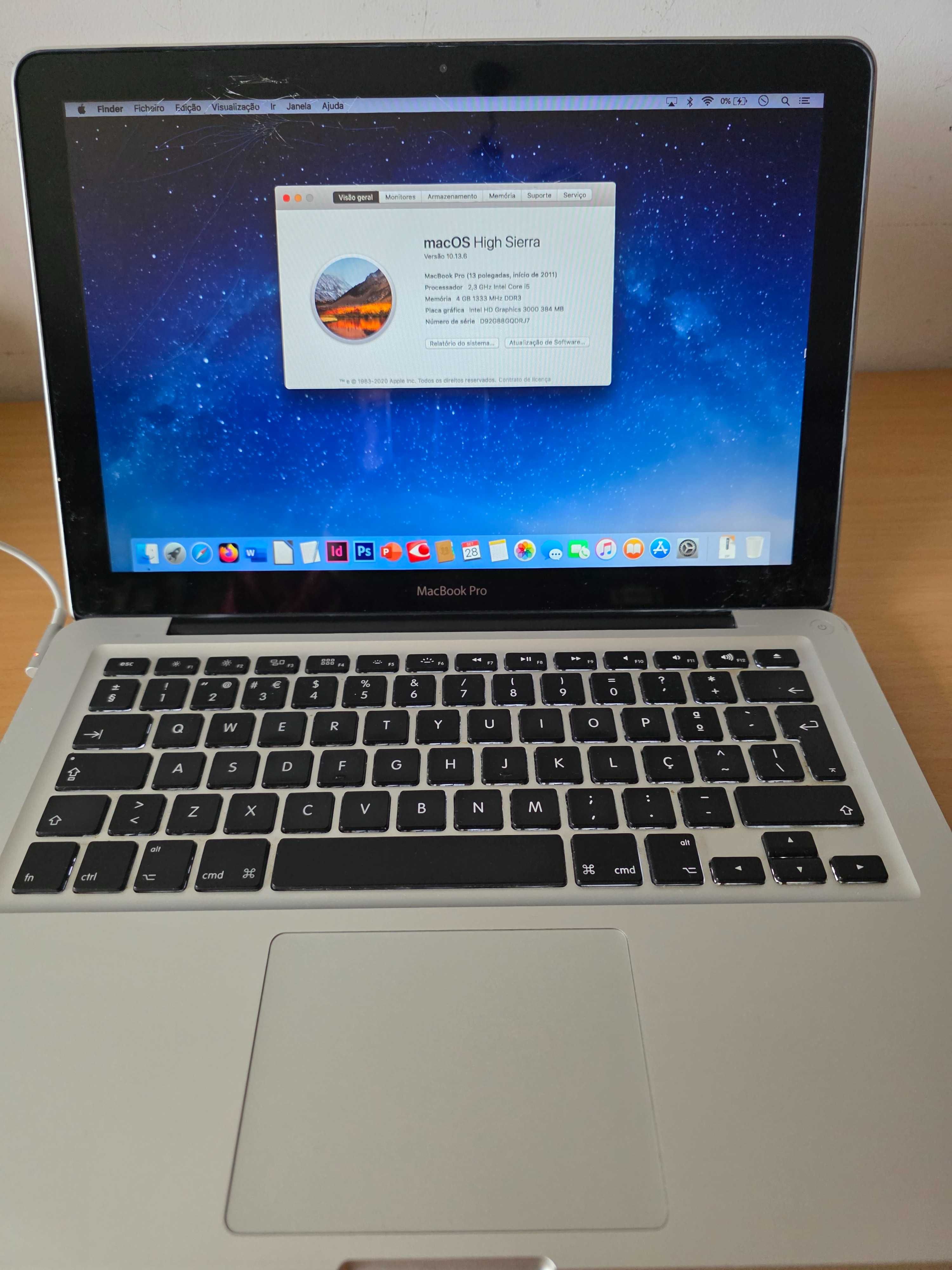 Computador portátil Macbook Pro 13 polegadas de 2011