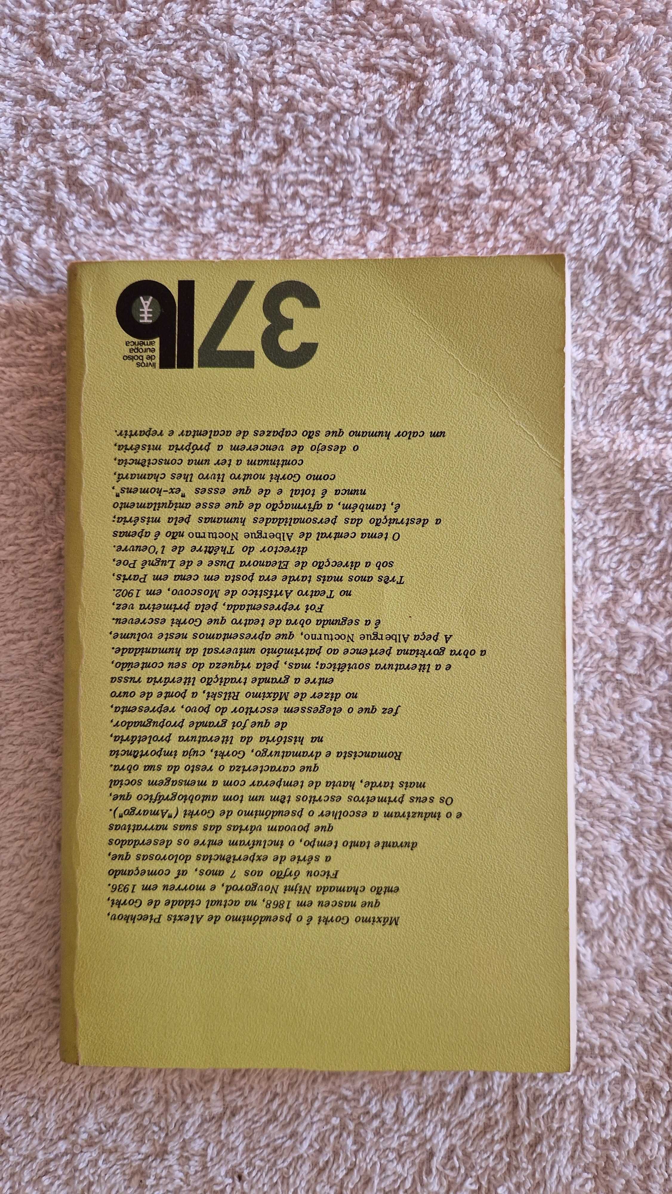 Livro "Albergue Nocturno" de Máximo Gorki