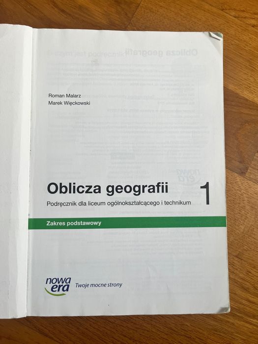 Podręcznik do geografii do klasy 1 ponadpodstawowej