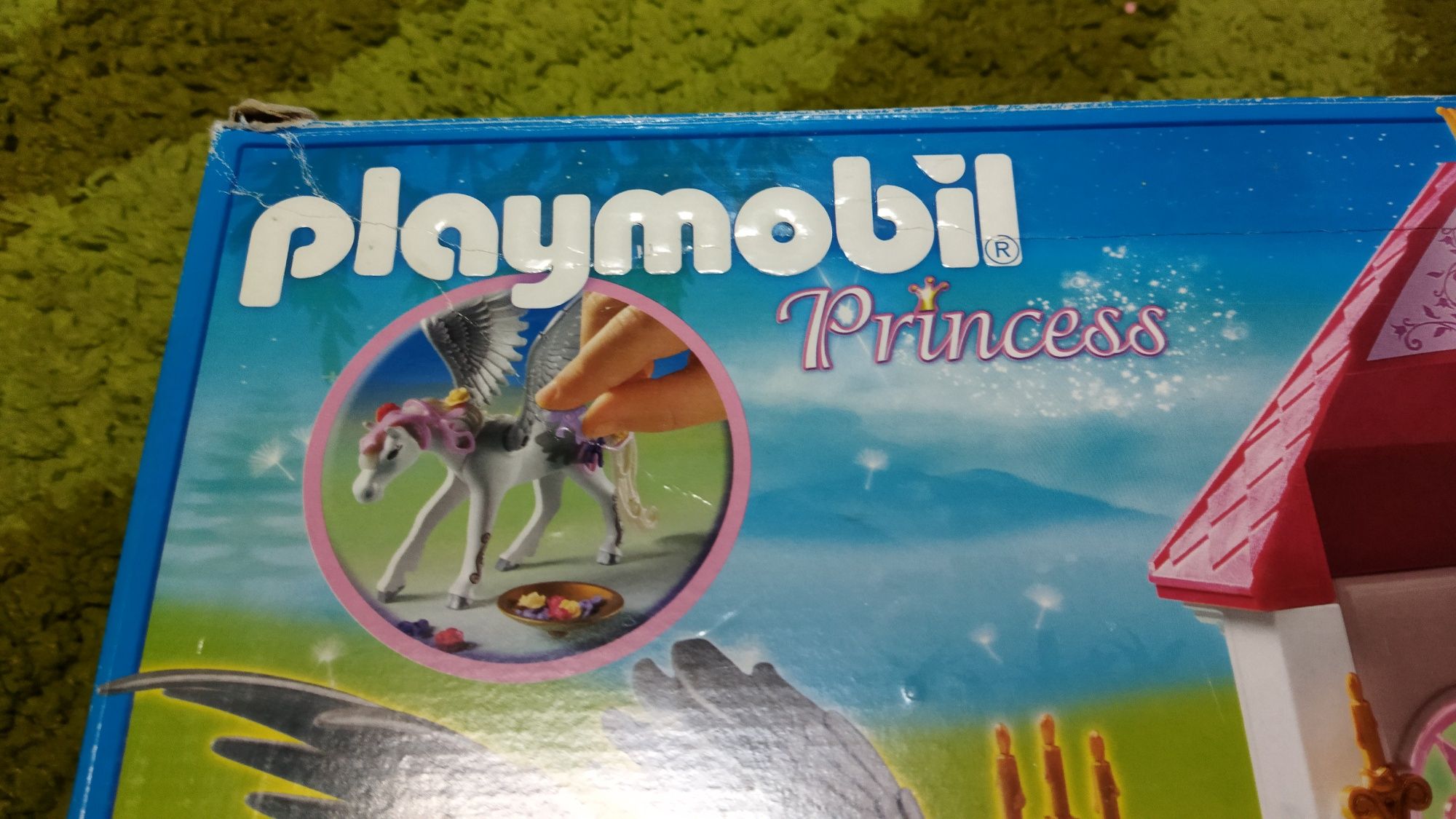 2 zestawy: Playmobil 5985 Princess księżniczka z pegazem i Śpiewaczka