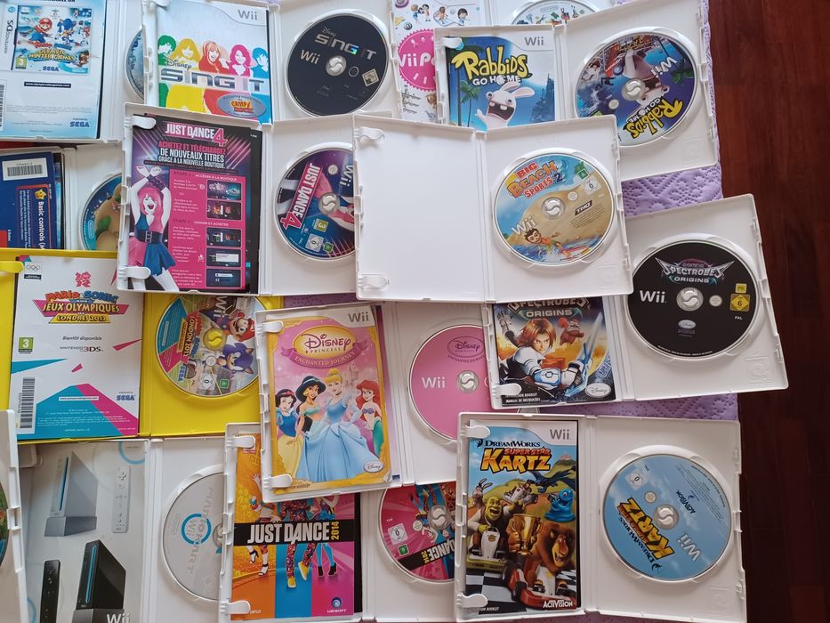 Jogos Nintendo WII Super Mario Bros / Mario & Sonic / Mario party