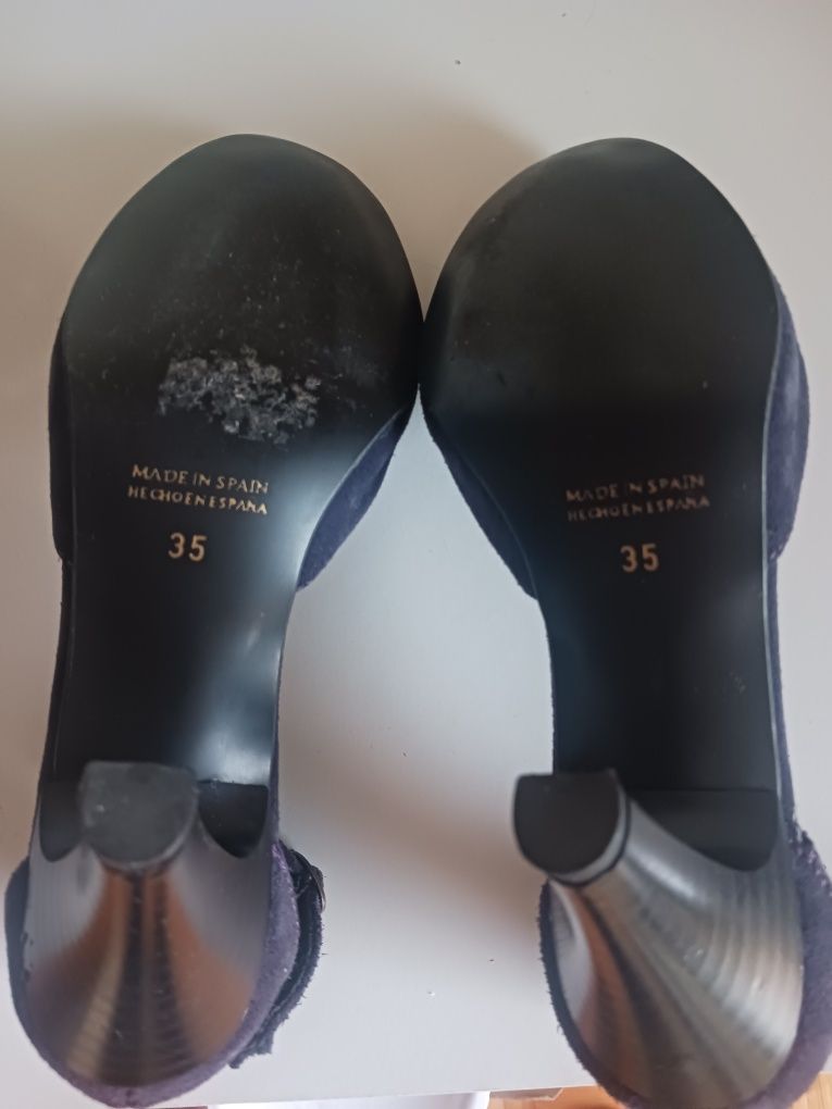 Sapatos roxos, de Laura Clément tamanho 35