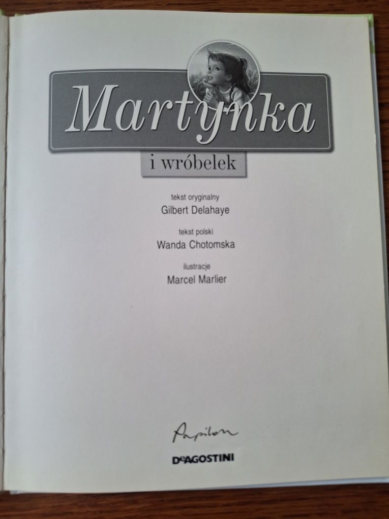 Książeczka Martynka i wróbelek
