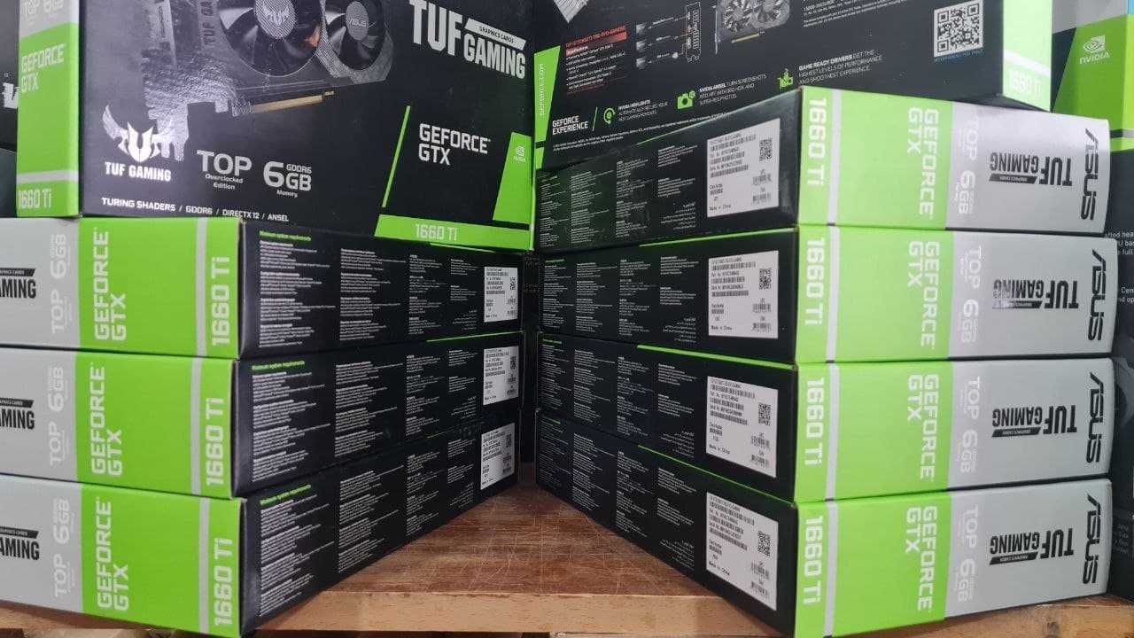 Видеокарта ASUS TUF Gaming GeForce GTX 1660Ti EVO OC 6GB GDDR