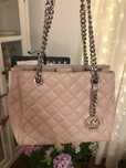 Torebka Michael Kors Susannah mini pudrowy róż skóra !