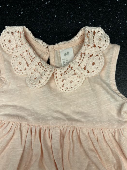 H&M сукня для дівчинки, р.68 (персикова)