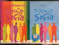 2 livros O primeiro livro do diário de Sofia e O segundo livro do diário de Sofia de Sofia Afonso